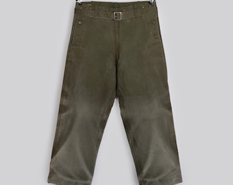 Vintage Canadian army motorcycles pants by Holden Mfg Ltd circa 1950