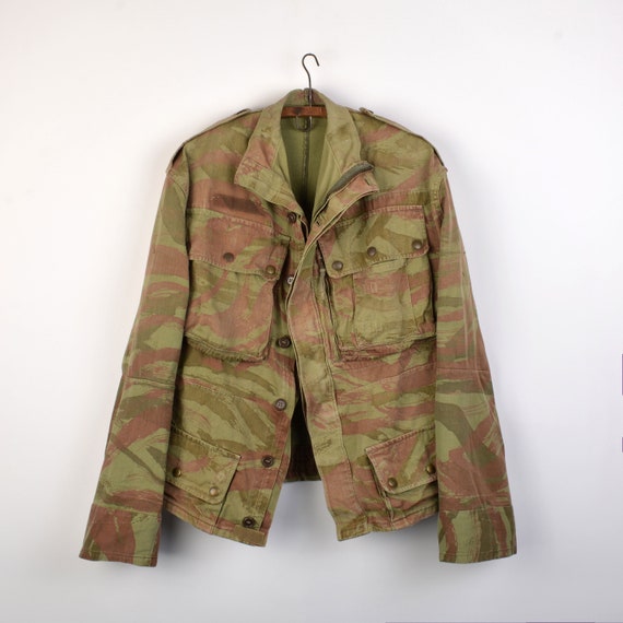 Vintage french army indochine Tap jacket modified… - image 1