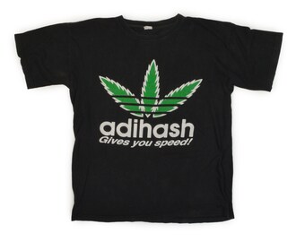 brændt Dam Romantik 90's Adihash Tshirt Good Condition - Etsy