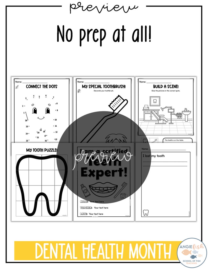 Werkbladen voor tandheelkundige gezondheid Tandwerkbladen Ik verloor een tand Voorschoolse printables Kleuterschool printables Tandheelkundige gezondheid Tandheelkunde afbeelding 6