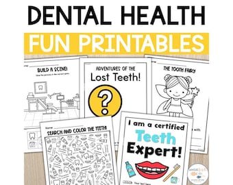 Zahngesundheit Arbeitsblätter | Zahn Arbeitsblätter | Ich habe einen Zahn verloren | Preschool Printables | Kindergarten Printables | Zahngesundheit | Zahnpflege