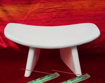 Handmade Foldable Meditation Bench: Ergonomic Seiza Stool with Travel Bag