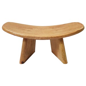 Uvz Crafts Meditation Bench Wood, Kneeling Wooden Stool, Portable with Travel Bag, Foldable, Ergonomic & Durable Design, Comfort Bench for Deeper & Longer Meditation, Perfect for Yoga, Seiza