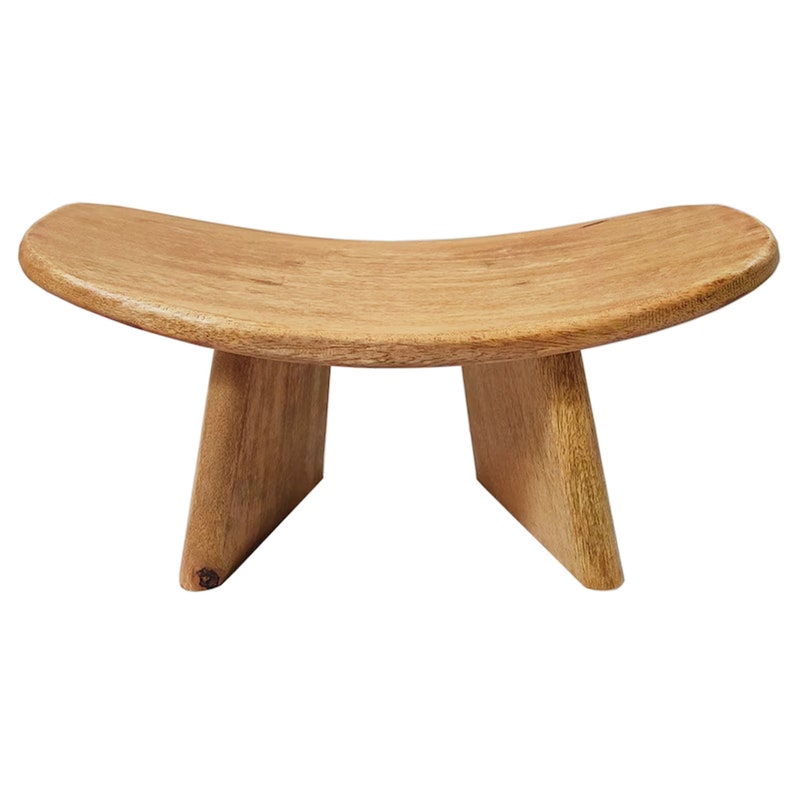 Uvz Crafts Meditation Bench Wood, Kneeling Wooden Stool, Portable with Travel Bag, Foldable, Ergonomic & Durable Design, Comfort Bench for Deeper & Longer Meditation, Perfect for Yoga, Seiza
