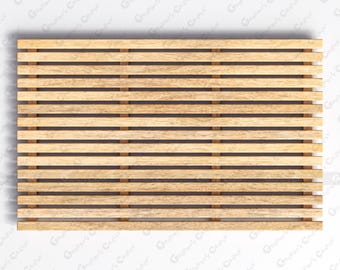 Handcrafted Mango Wood Bath Mat, Spa Shower Floor, Natural Water-Resistant (32 x 20 inch)