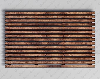 Mango Wood Bath Mat, Antique Spa Shower Floor Mat (32 x 20 inch)