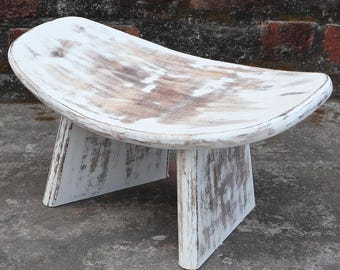 Banco de meditación plegable de madera de mango: Taburete de yoga Seiza