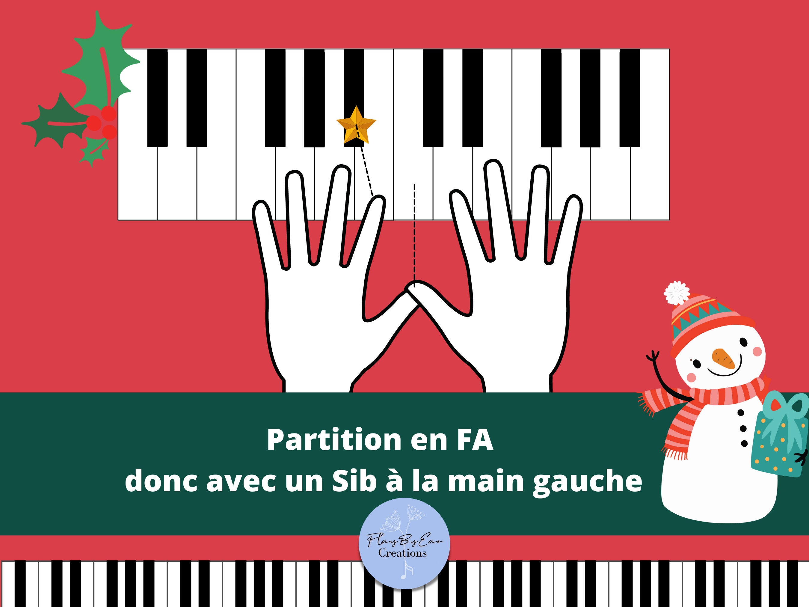 Le Petit Renne Au Nez Rouge Partition Le petit renne au nez rouge partition facile au piano pour - Etsy France