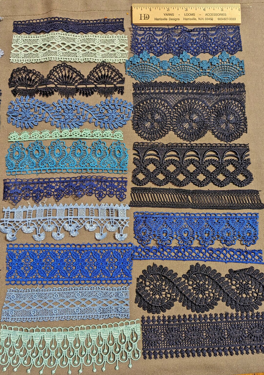 20pc Assorted Blue Lace set 1 From Istanbul Turkiye Perfect Craft ...