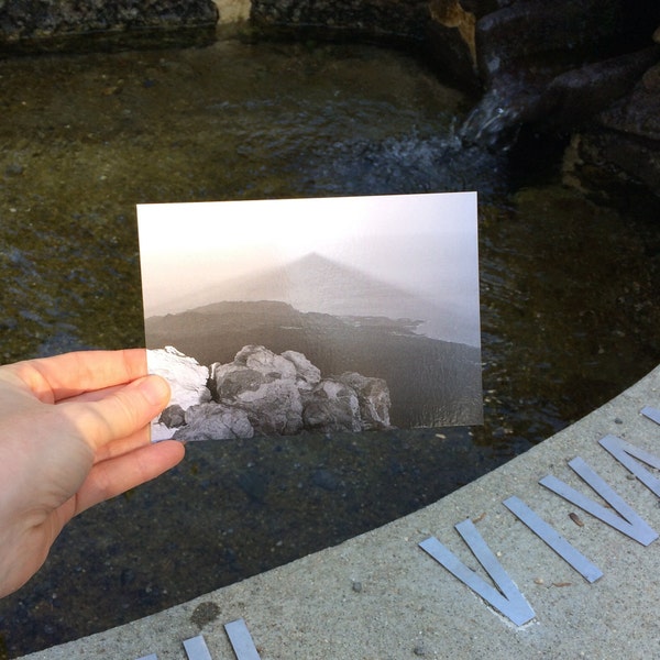 Carte Postale nature volcan levée de soleil