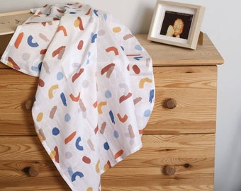 Baby blanket, muslin cloth baby, muslin baby blanket, organic baby muslin swaddle, cotton blanket, baby diaper, nursing cover, bedspread
