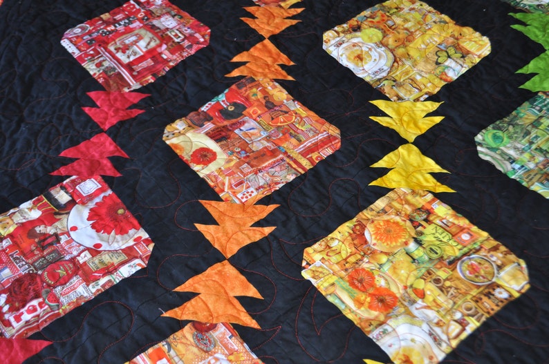 Handmade Quilt Called I Spy Lanterns Etsy