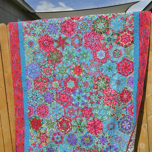 Handmade Kaleidoscope Quilt Etsy