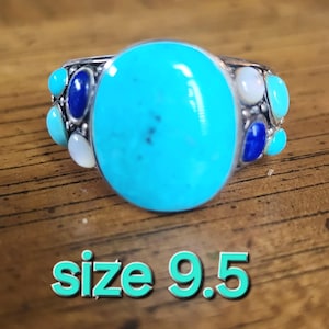 Carolyn Pollack Relios Sterling silver ring size 9.5