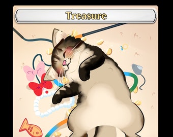 Treasure Token MTG Benutzerdefinierter Token