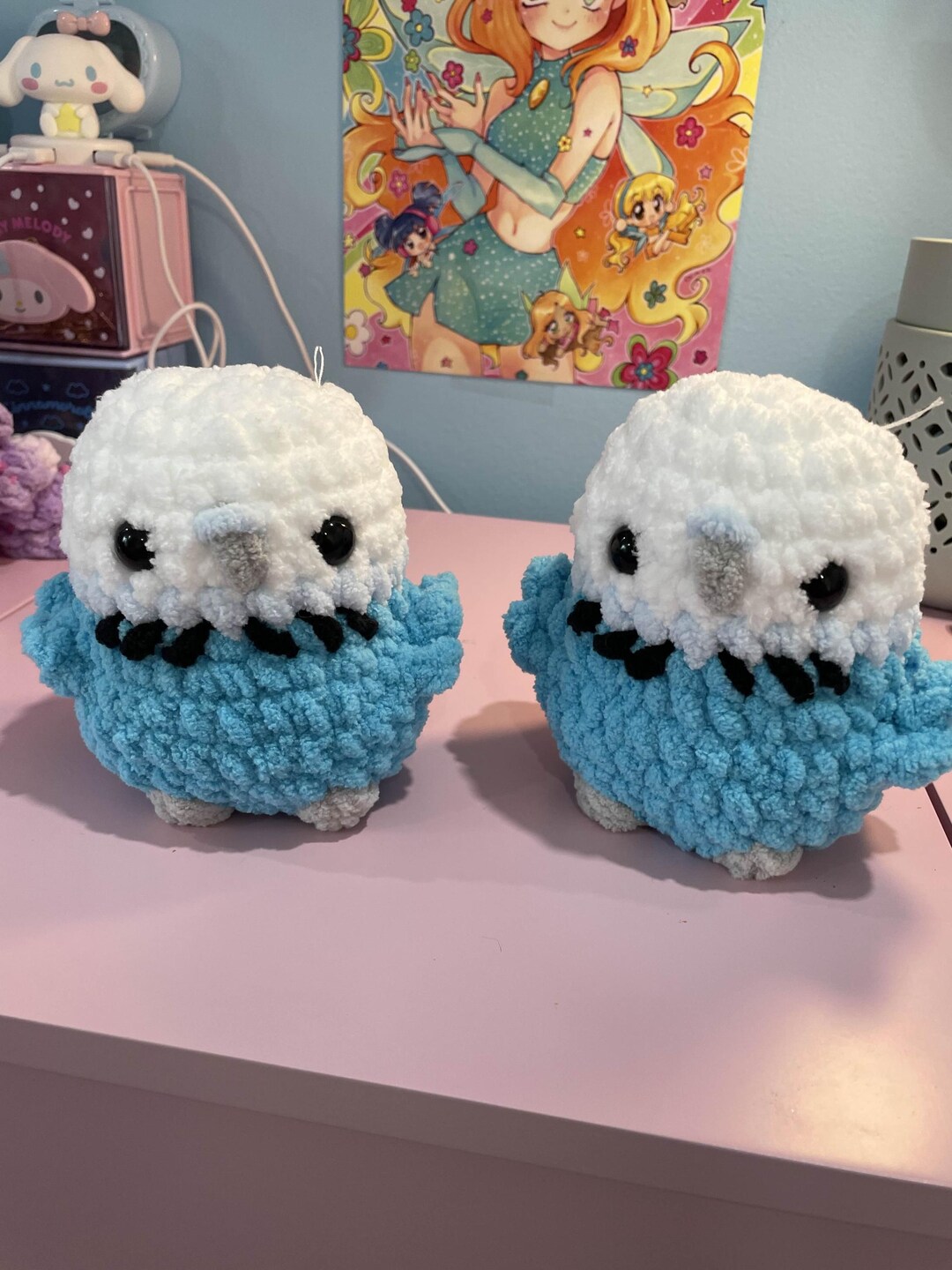 Blue Budgie Plush - Etsy