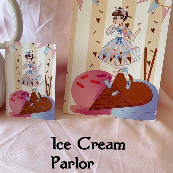 Lolita Fashion Art Prints