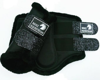 glitter tendon boots