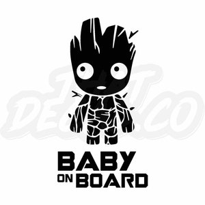 Baby On Board Groot Vinyl Aufkleber Aufkleber Auto Van LKW Caravan Fenster Stoßstange Warnzeichen Vinyl Aufkleber Aufkleber