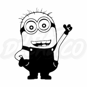 Naklejki winylowe Happy Minion na butelkę, szkło, samochód, dorosły, zabawny, +18, niegrzeczny, Van Truck Bike Laptop Wall Caravan Window Bumper Sign Decal