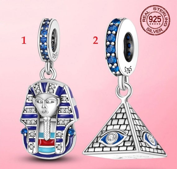 Egypt Pharaoh Dangle Charm Enamel Beads Fit Pandora Original Etsy
