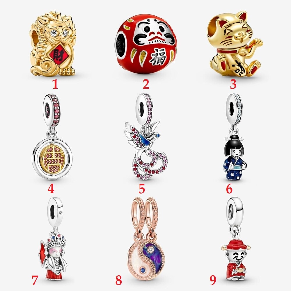 Pandora Japanese Doll Charm atelieryuwa.ciao.jp