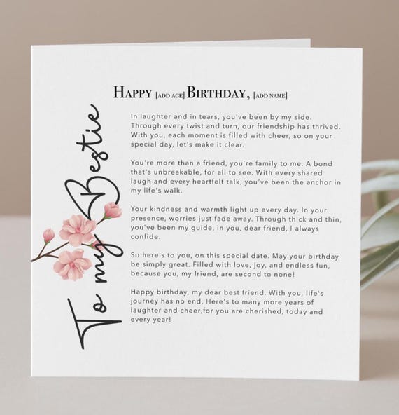 Special Friend Birthday Card,Beautiful Happy Birthday Card For Woen - View #6