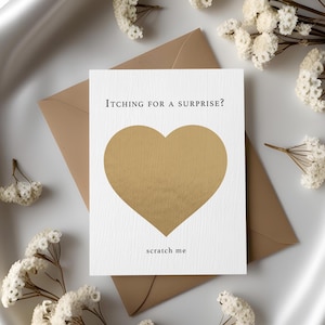 Personalised Surprise Scratch Card - Itching For A Surprise