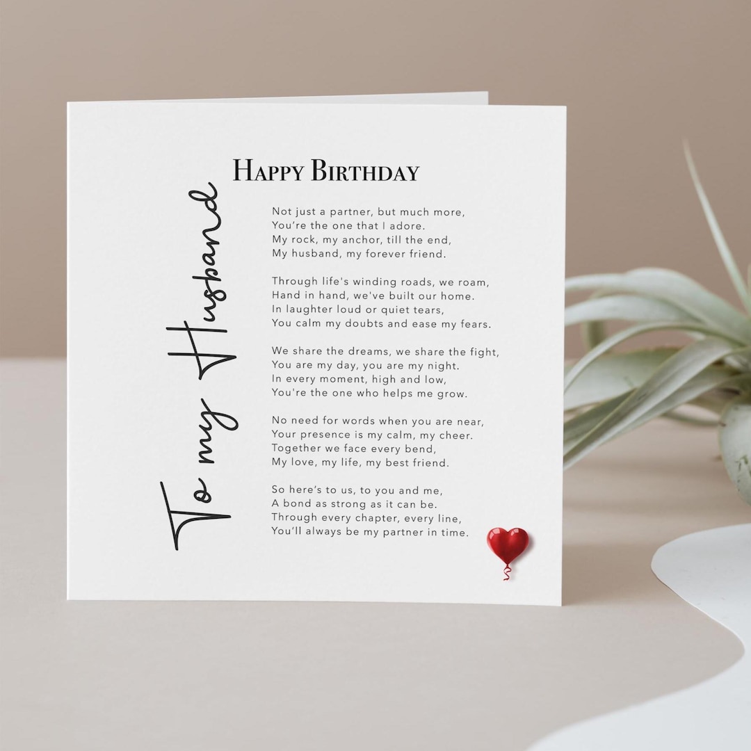110 Birthday Wishes For Husband - Happy Birthday Quotes And Messages - View #4