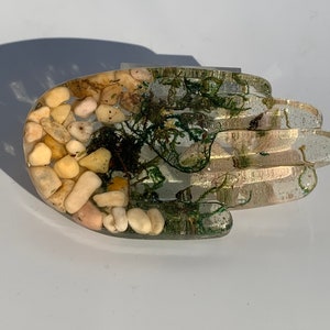 Resin hand dish