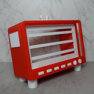 Retro Mini TV Stand for Switch 2 – 3D Printed Display Dock with Vintage Style | Cool Gaming Setup for Desk or Shelf