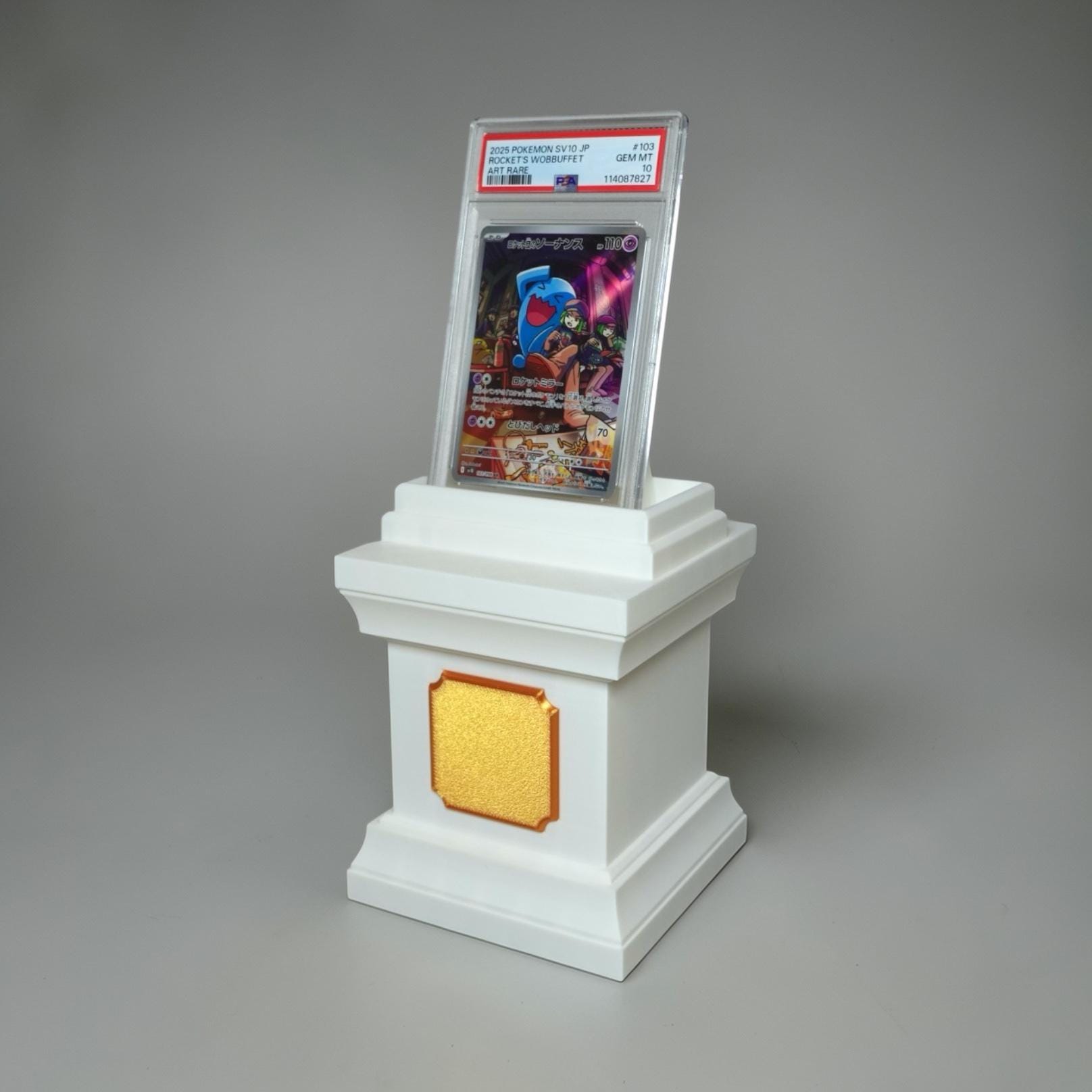 Graded Card Display Stand – Museum-style Podium for PSA BGS CGC Slabs ...