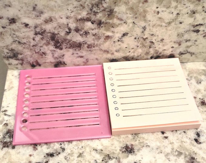 Post-It Note Checklist Stencil