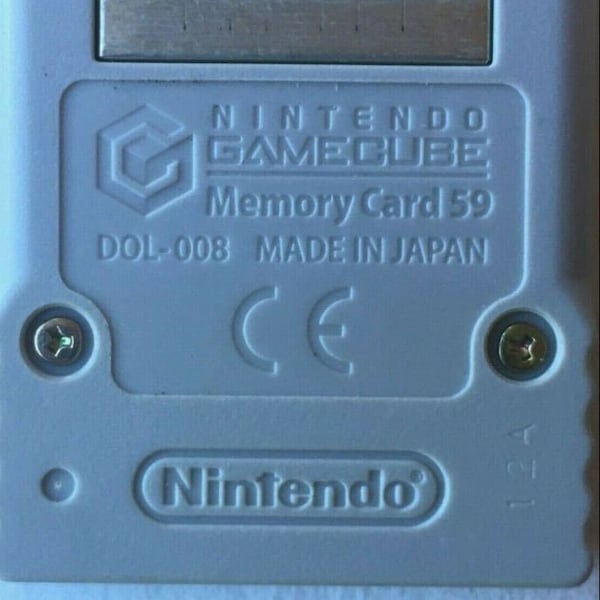 Nintendo Gamecube Memory Card Etsy
