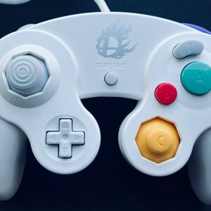 Authentic Official Nintendo GameCube Controller - Super Smash White - Tight Stick - Excellent Condition