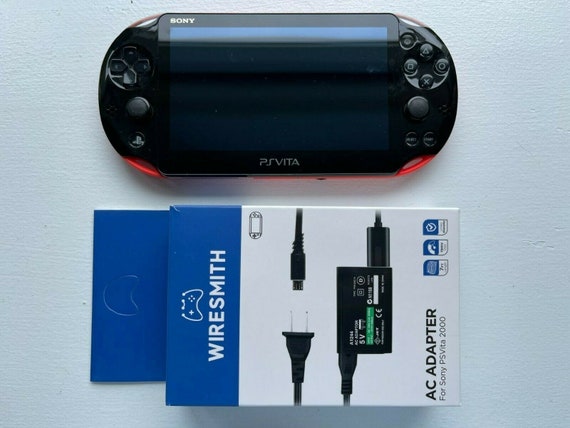 Sony Playstation PS Vita 2000 Slim PCH-2000 Red Black MINT Charger -   Denmark