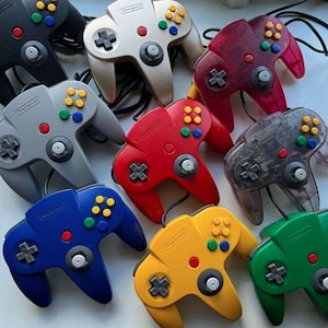 Authentic Nintendo N64 Controller - Choose Your Color! Fast Free Shipping! Tested & Working