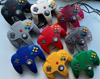 Authentic Nintendo N64 Controller - Choose Your Color! Fast Free Shipping! Tested & Working