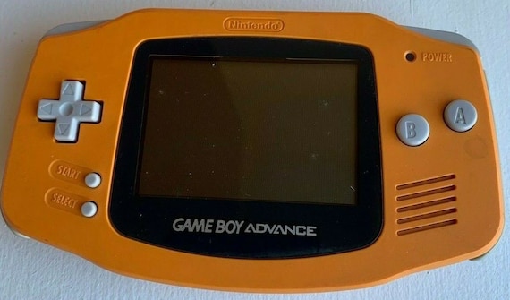 Authentic Nintendo Game Boy Advance AGB-001 GBA Spice Orange Rare