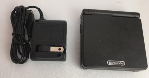 Authentic Nintendo Game Boy Advance SP - Onyx Black - With Charger