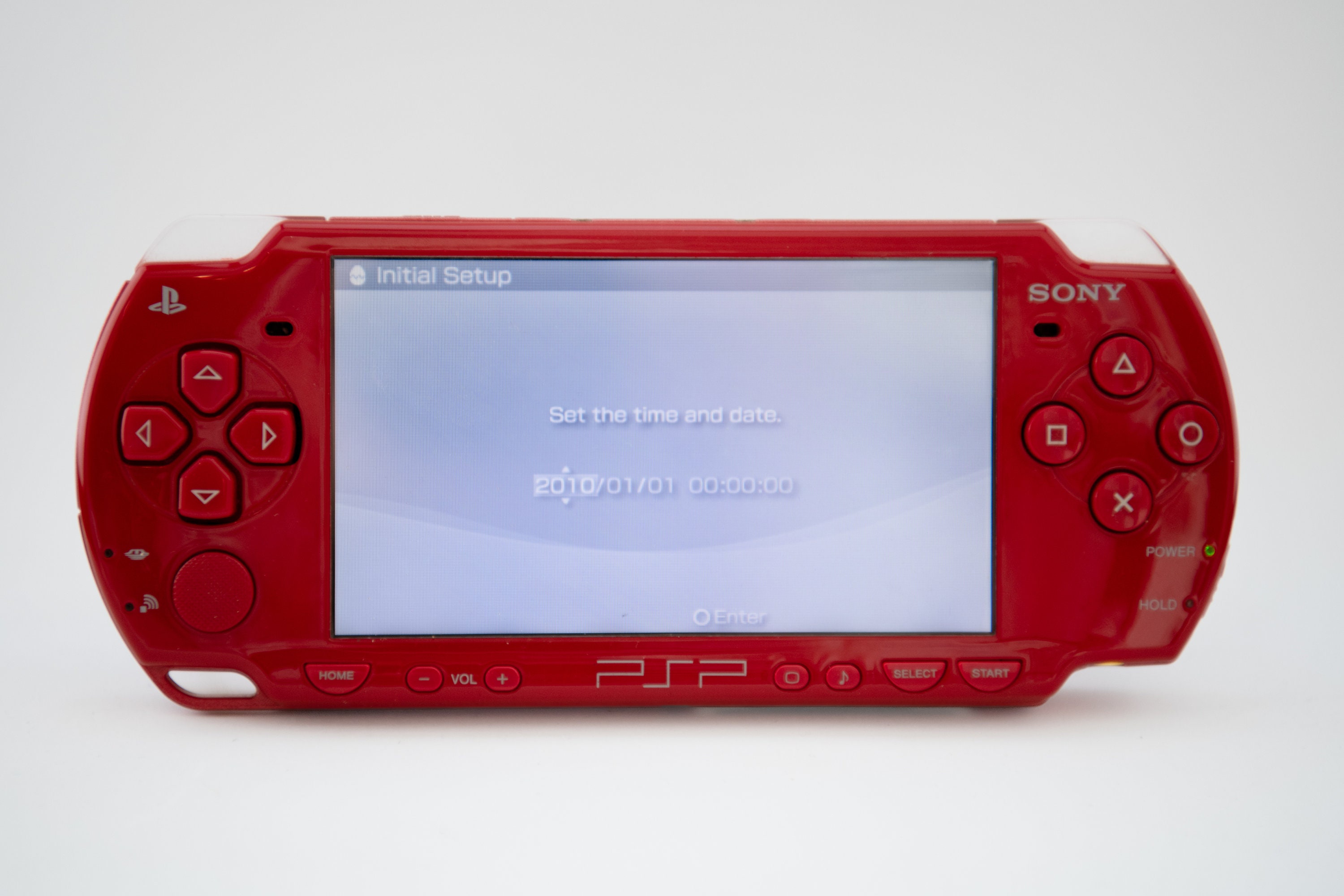 Sony PSP-3000 Red - Good Condition - Charger + New Battery