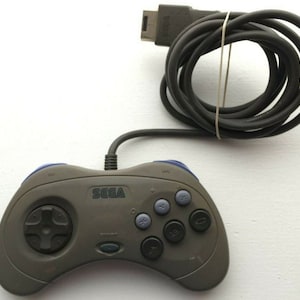 Authentic Sega Saturn Controller - Grey - Works Fine