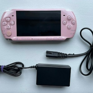 Sony PSP-3000 Pink - Good Condition - Charger + New Battery - Etsy