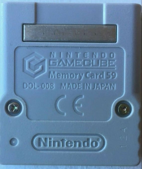 Carte mémoire officielle Gamecube - 59 blocs