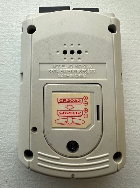 Official Sega Dreamcast VMU Memory Card HKT-7000 W/ CAP in Good Condition 