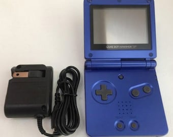 Authentic Nintendo Game Boy Advance SP - Cobalt Blue - With Charger - Tested!