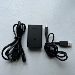 Authentic Original PS Vita 2000, 2001 Charger/Power Adapter with Cables - 100% OEM