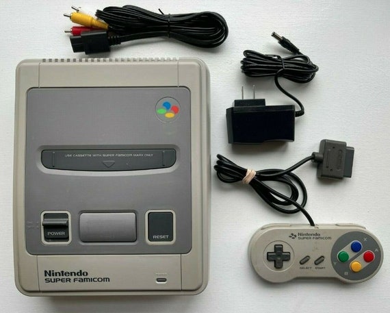 Nintendo Super Famicom Console Bundle + OEM Controller Japan Import -  Tested!