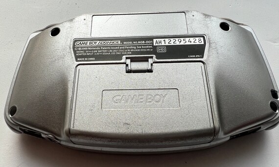 Nintendo Game Boy Gameboy Advance - Silver - 100% OEM - Etsy