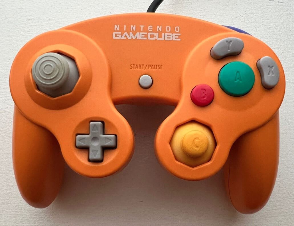 Authentic Official Nintendo Gamecube Controller - Spice Orange 